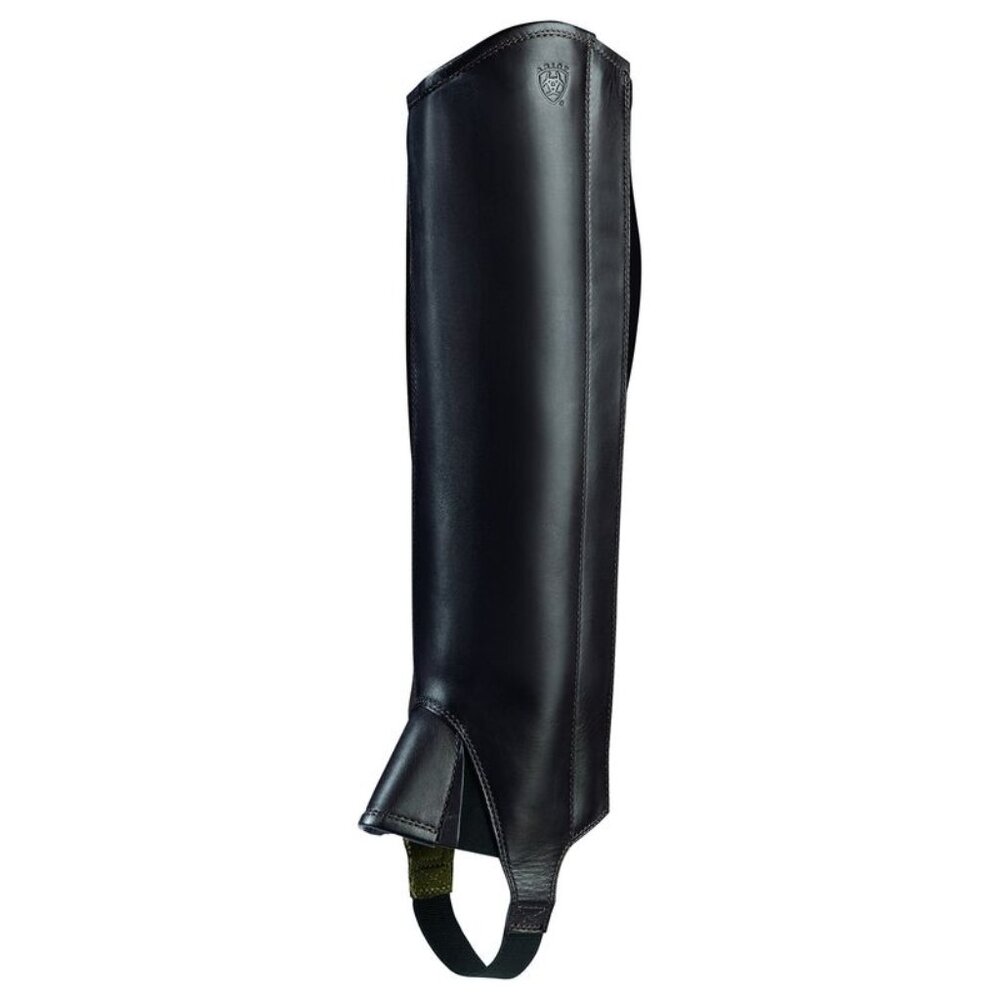 Ariat Silver Classic Chap III Black English Half Chaps Size Large Short